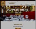 118165 : Restaurant 9eme arrondissement paris. Au petit Riche