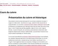 202560 : Tout savoir sur le cuivre avec CoursCuivre.com