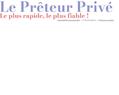 261008 : Un prêt entre particuliers sérieux, rapide  | Le Prêteur Privé