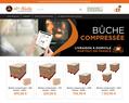 262336 : Mlle Bûche : Achat et livraison de bûches de bois compressé