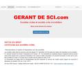 74983 : gerant de sci, constituer une sci