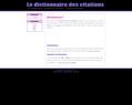 95082 : Le dictionnaire des citations en ligne